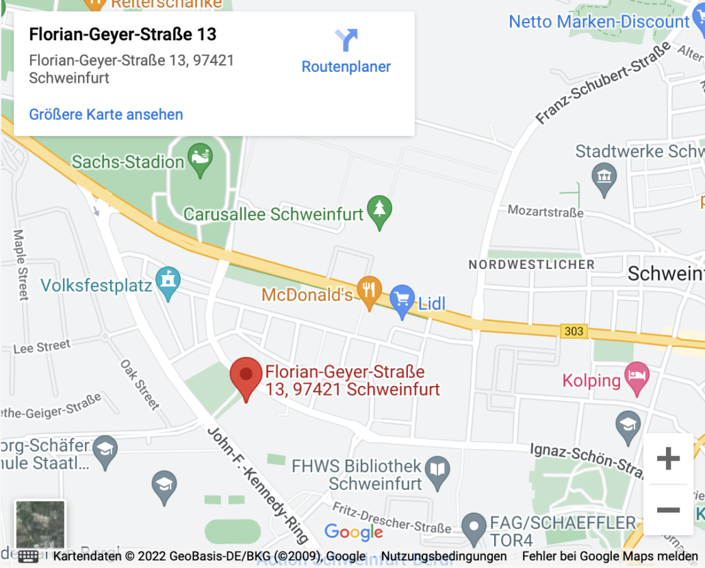 Kontakt Bayernkolleg Schweinfurt